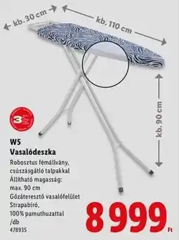 Lidl W5 Vasalódeszka ajánlat