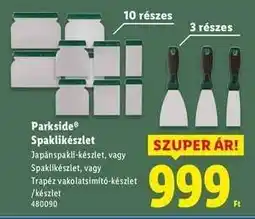 Lidl PARKSIDE Spaklikészlet ajánlat