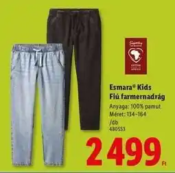 Lidl Esmara Kids Fiú farmernadrág ajánlat