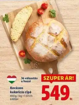 Lidl Kovászos kukoricás cipó ajánlat