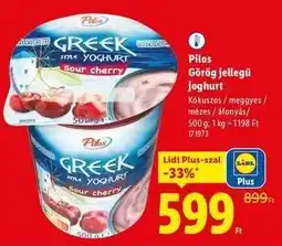 Lidl Pilos Görög jellegű joghurt ajánlat