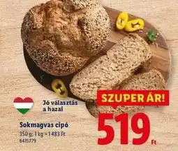 Lidl Sokmagvas cipó ajánlat