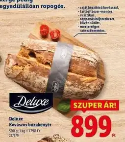 Lidl Deluxe Kovászos búzakenyér ajánlat