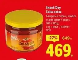 Lidl SNACK DAY Salsa szósz ajánlat