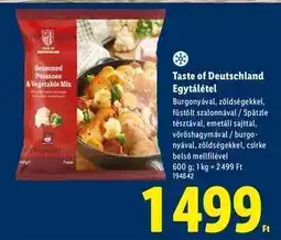 Lidl Taste of Deutschland Egytálétel ajánlat