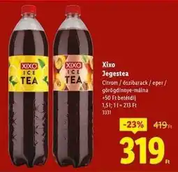 Lidl XIXO Jegestea ajánlat