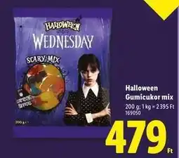 Lidl Halloween Gumicukor mix ajánlat