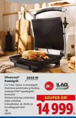 Lidl Silvercrest Paninigrill ajánlat