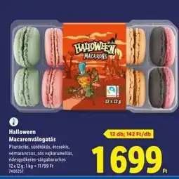 Lidl HALLOWEEN Macaronválogatás ajánlat