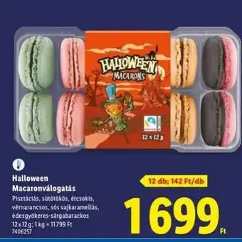 Lidl HALLOWEEN Macaronválogatás ajánlat