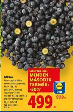 Lidl Áfonya ajánlat
