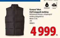 Lidl Esmara Men Férfi steppelt mellény ajánlat