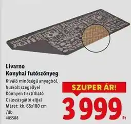 Lidl Livarno Konyhai futószőnyeg ajánlat