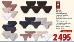 Lidl ESMARA Női alsó / csípőalsó / tanga ajánlat