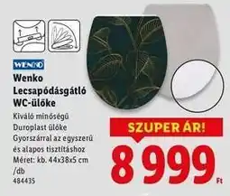 Lidl WENKO Lecsapódásgátló WC-ülőke ajánlat