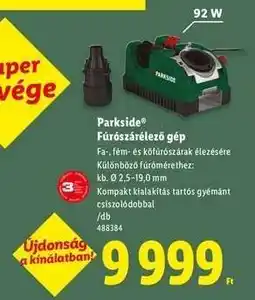 Lidl Parkside Fűrészélező gép ajánlat