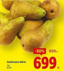 Lidl Conference Körte ajánlat