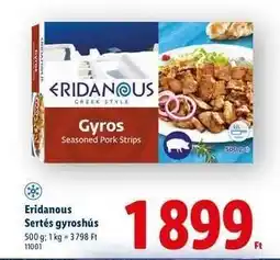 Lidl Eridanous Sertés gyroshús ajánlat