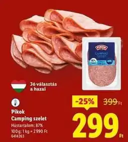 Lidl PIKOK Camping szelet ajánlat