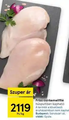 Tesco Friss csirkemellfilé ajánlat
