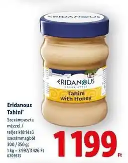 Lidl ERIDANOUS Tahini ajánlat