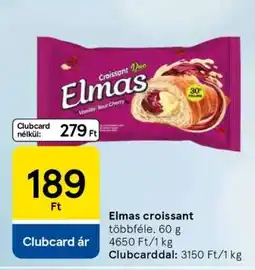 Tesco Elmas Croissant ajánlat