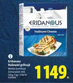 Lidl ERIDANOUS Halloumi grillsajt ajánlat