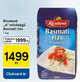 Tesco Riceland „A” minőségű Basmati rizs ajánlat