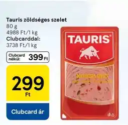 Tesco Tauris zöldséges szelet ajánlat