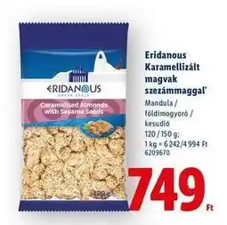 Lidl Eridanous Karamellizált magvak szezámmaggal ajánlat