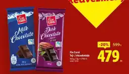 Lidl Fin Carré Tej- / étcsokoládé ajánlat