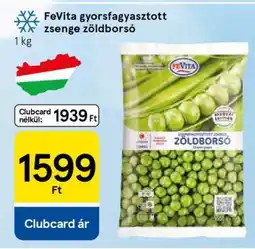Tesco FeVita gyorsfagyasztott zsenge zöldborsó ajánlat
