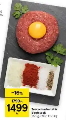 Tesco Tesco marha tatár beefsteak ajánlat