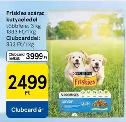 Tesco Friskies száraz kutyaeledel ajánlat