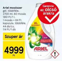 Tesco ARIEL Mosószer ajánlat