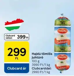 Tesco Hajdú tömlős juhtúró ajánlat