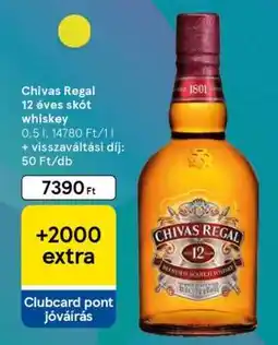 Tesco Chivas Regal 12 éves skót whiskey ajánlat
