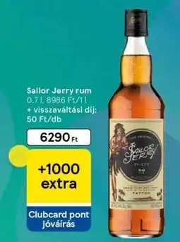 Tesco Sailor Jerry Rum ajánlat