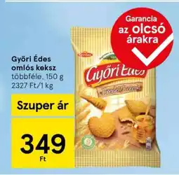 Tesco Győri Édes omlós keksz ajánlat