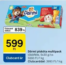 Tesco Dörmi piskóta multipack ajánlat