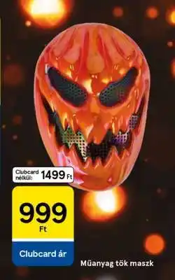Tesco Műanyag tök maszk ajánlat