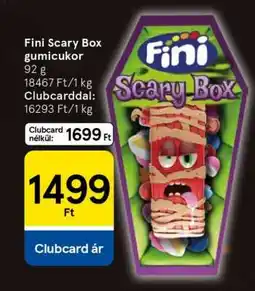 Tesco Fini Scary Box gumicukor ajánlat