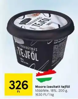 Tesco MOORE Ízesített tejföl ajánlat