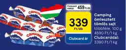Tesco Camping ömlesztett tömlős sajt ajánlat