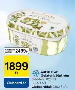Tesco Carte d'Or Gelateria jégkrém ajánlat