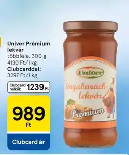 Tesco Univer Prémium lekvár ajánlat