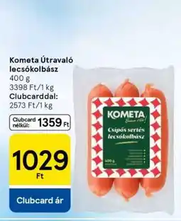 Tesco Kometa Útravaló Lecsókolbász ajánlat