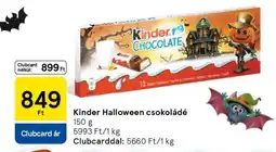 Tesco Kinder Halloween csokoládé ajánlat