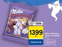 Tesco Milka Halloween Alpesi Csokoládé ajánlat