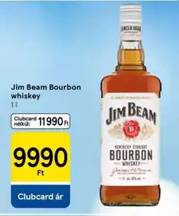 Tesco JIM BEAM Bourbon whiskey ajánlat